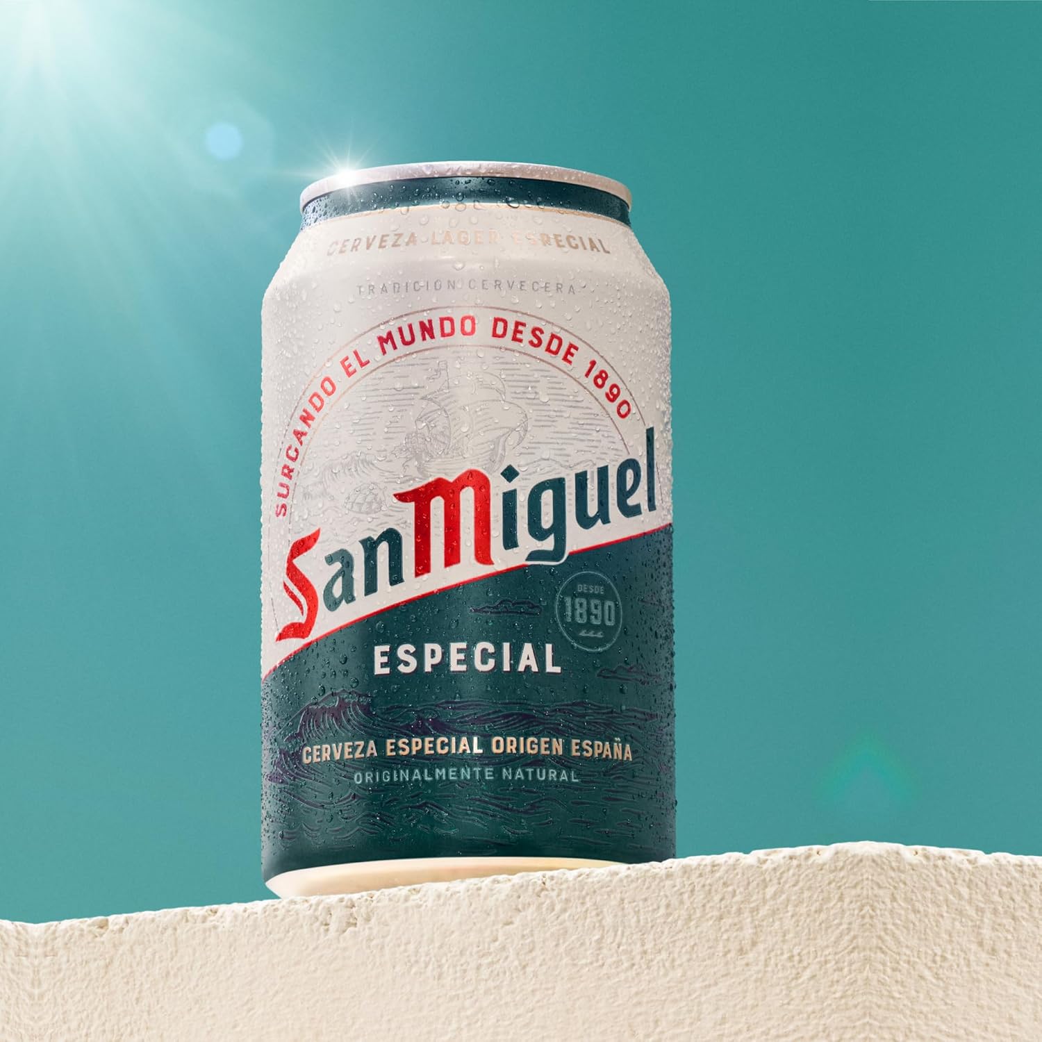 Detalle 2 de San Miguel Especial Lager 24 Latas x 33cl 🍺 Sabor Refrescante