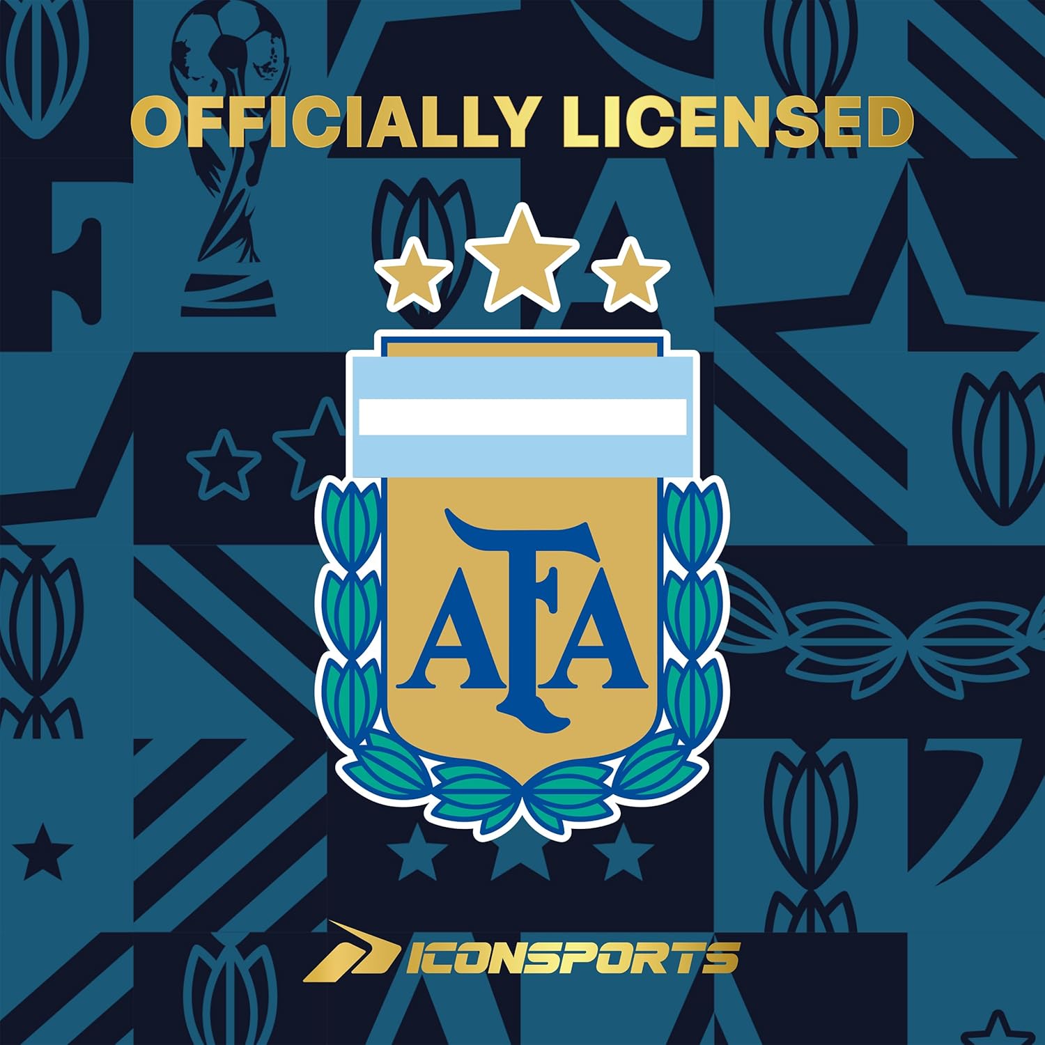 Thumbnail 6 de Icon Sports Officially Licensed Argentine Football Association Size 5 Soccer Ball