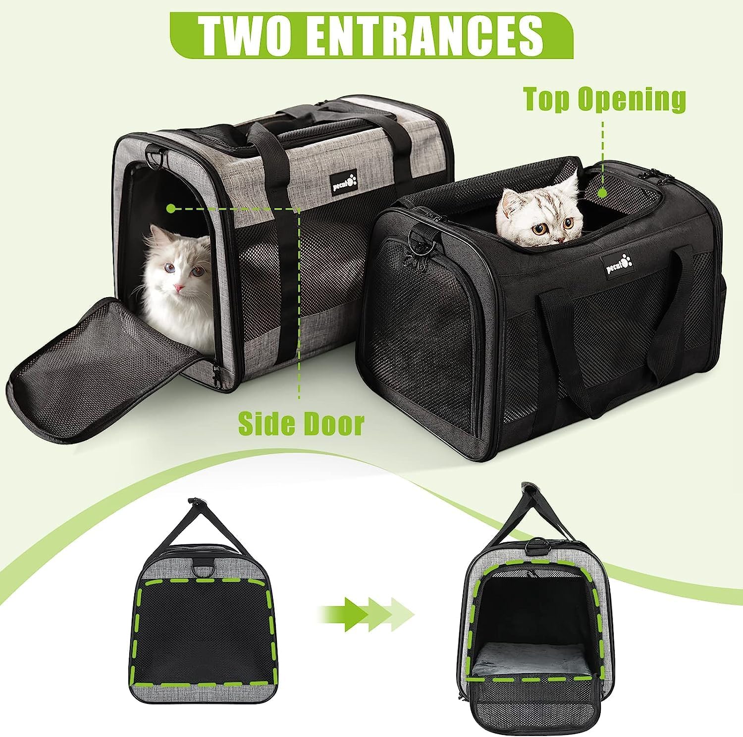 Detalle de Pecute Trasportino per Gatti e Cani 9kg