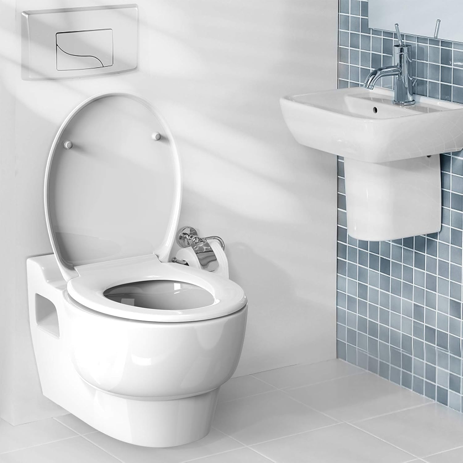 Thumbnail 6 de STOREMIC Toilet Seat Soft Close with Quick Release