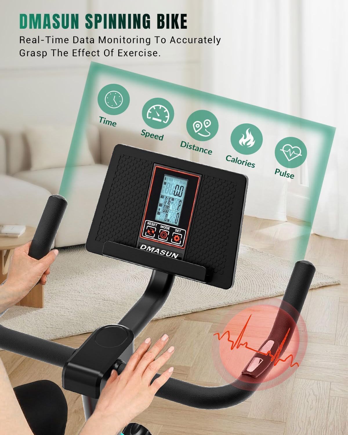 Thumbnail 5 de DMASUN Exercise Bike 350 lb capacity 🚴♀