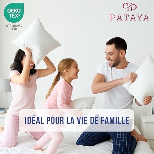 Detalle de PATAYA Protège Matelas Imperméable 160 x 200 x 30 cm – Surmatelas Alèse