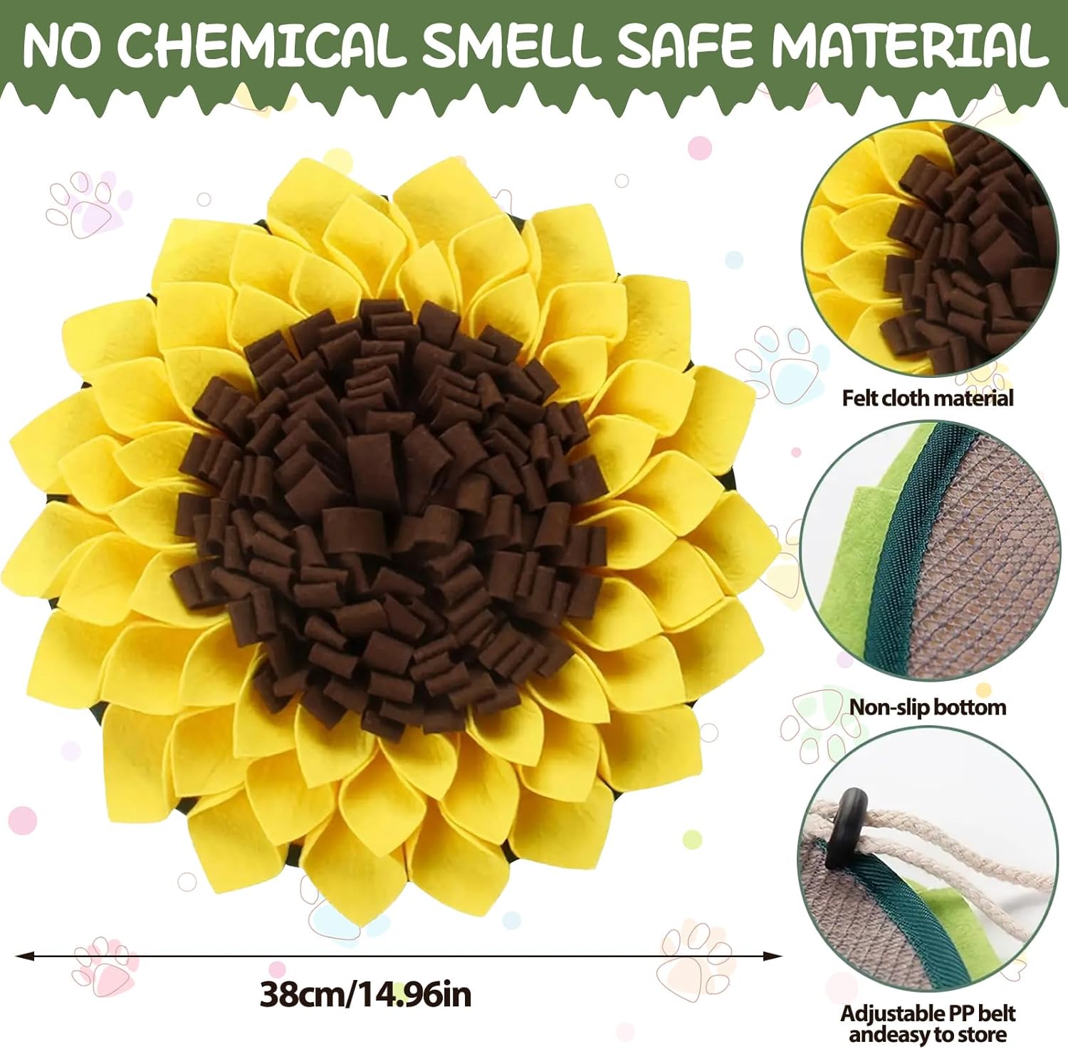 Thumbnail 1 de Snuffle Mat for Dogs: Interactive Foraging and Slow Feeding Mat