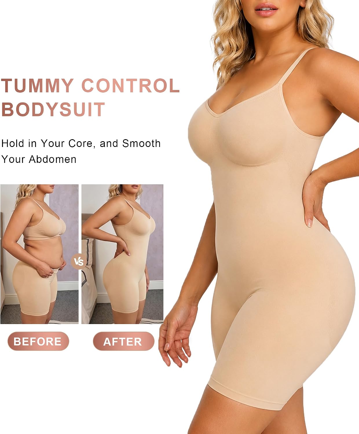 Thumbnail 4 de SHAPERX Body Shaper 1-piece Tummy Control