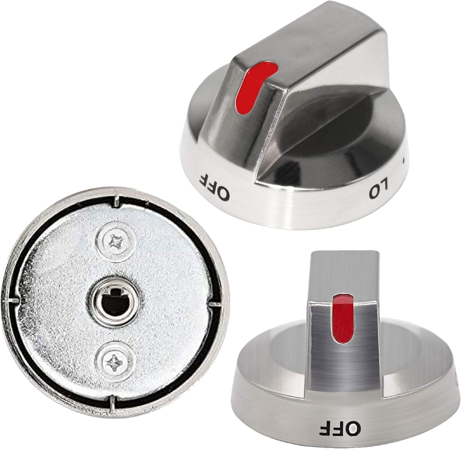 Thumbnail 6 de JREEPEE JR-ZJAN001 Gas Stove Knob Replacement, Silver Metal, Model-Specific Fit