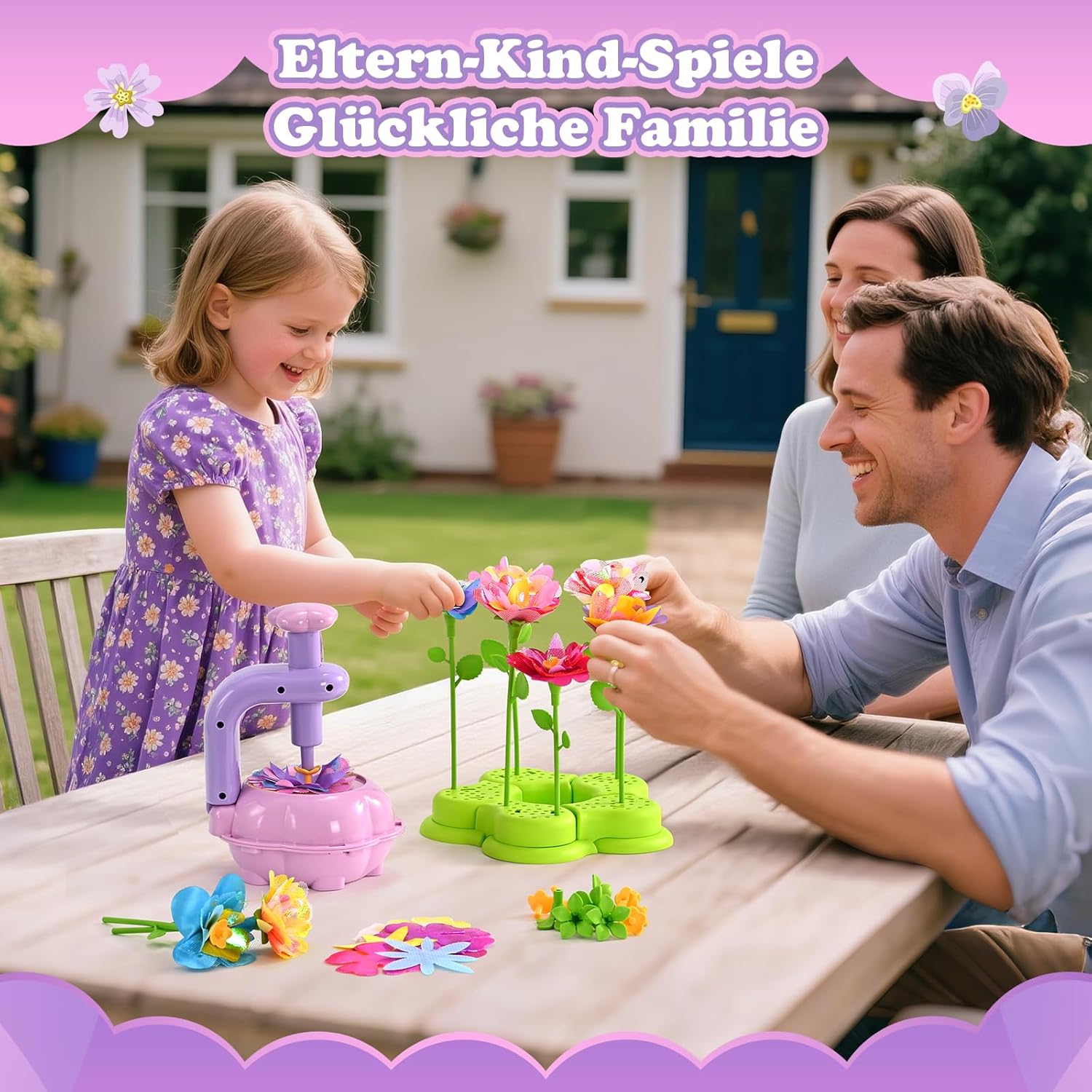 Detalle de BlueSwan Blumen Bastelset für Kinder 4-12