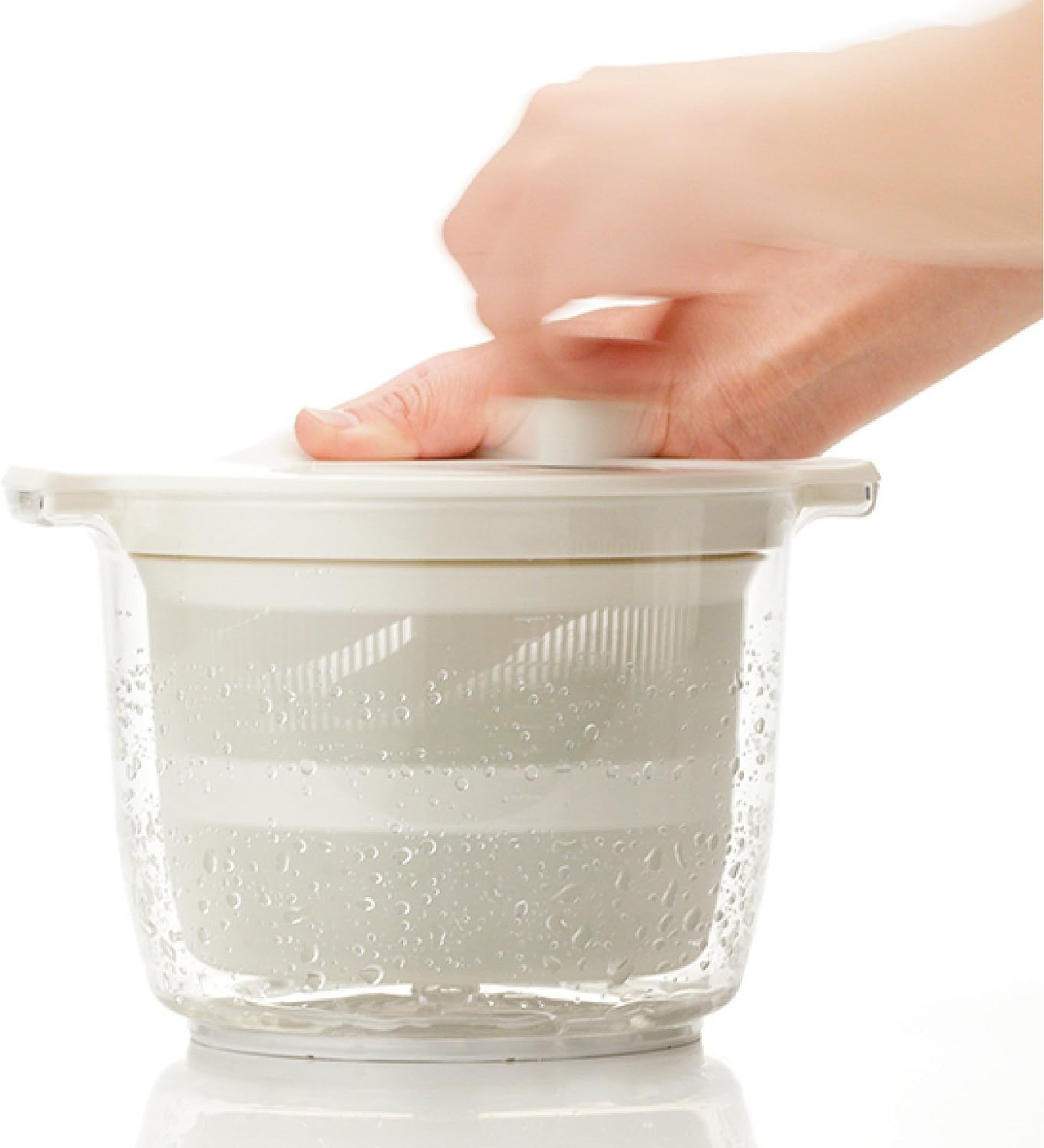 Detalle 2 de リス E526119 リベラリスタ サラダスピナー レッド 2.3L 野菜水切り器