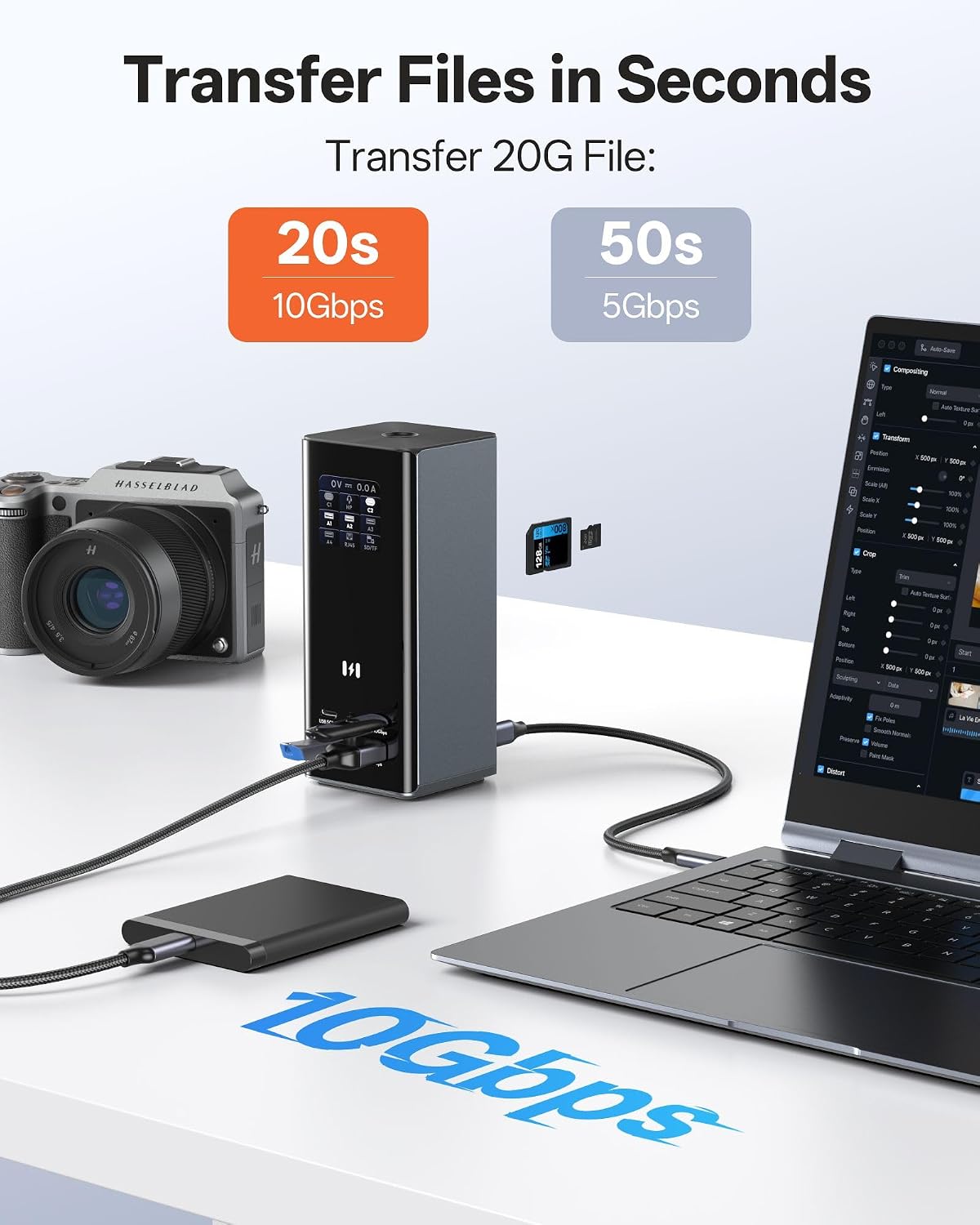 Thumbnail 5 de Selore&S-Global Triple-Monitor Laptop Docking Station with 3 HDMI and 2 DisplayPort