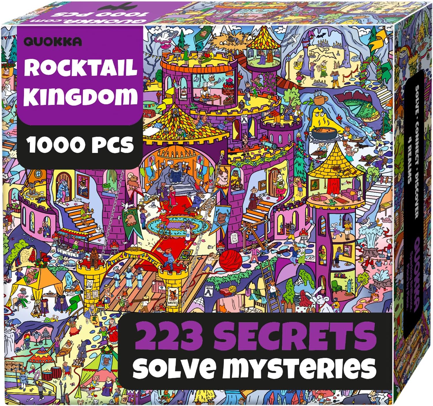 Detalle de Rocktail Kingdom 1,000-piece adult jigsaw puzzle