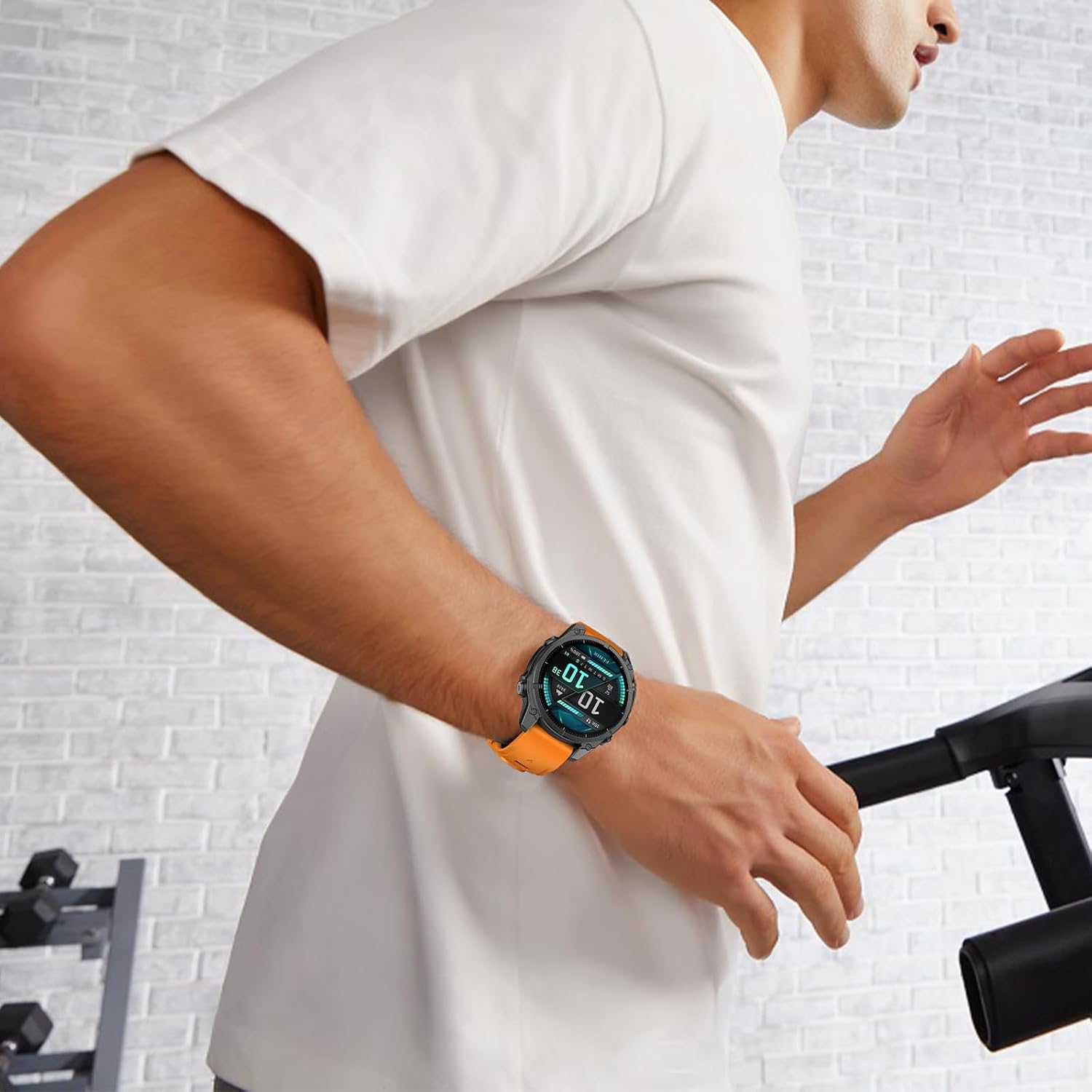 Thumbnail 6 de OVERSTEP 20mm Soft Silicone Watch Band for Garmin Fenix Series (20mm) – Compatible with Fenix 6S/5S/7S/8 AMOLED
