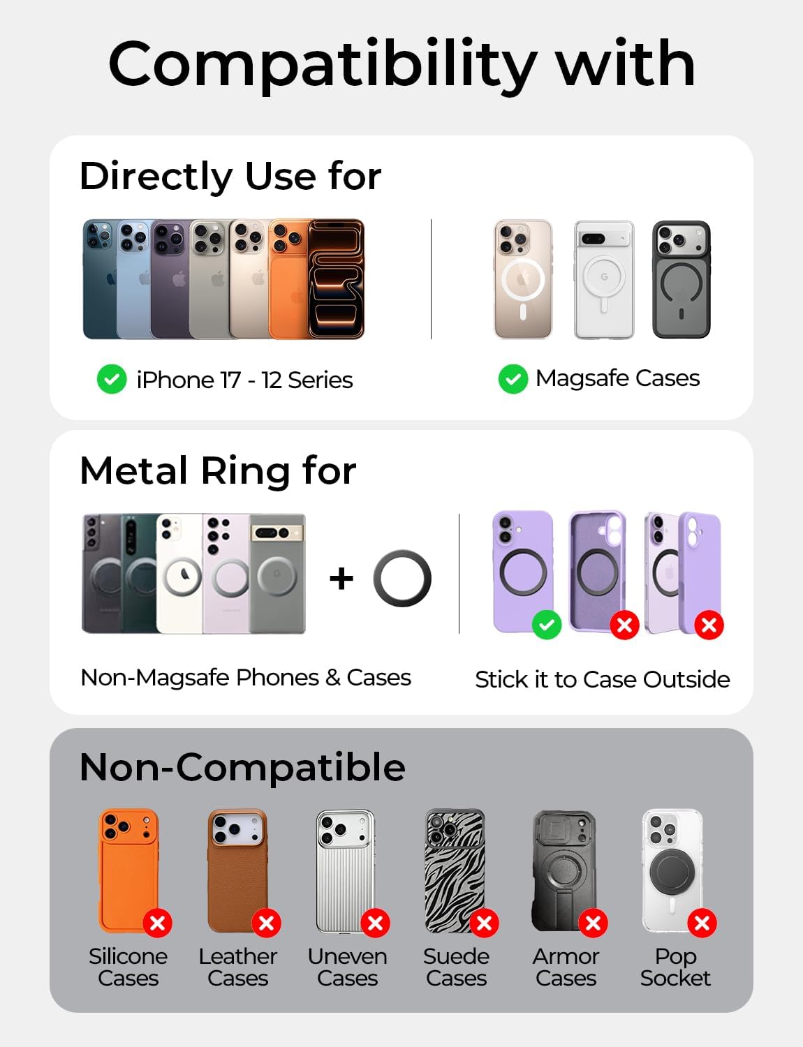 Thumbnail 6 de LISEN MagSafe Car Mount 2026 for iPhone