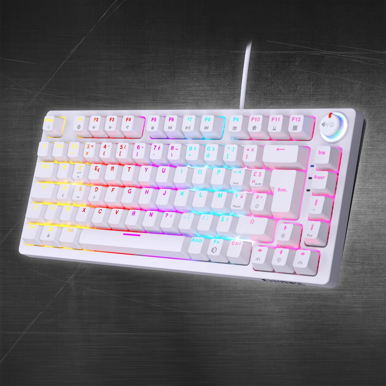 Thumbnail 4 de Empire Gaming K248 Tastiera Gaming Wired con switch meccanici MX Red, RGB e 82 tasti (FR AZERTY, Type-C)
