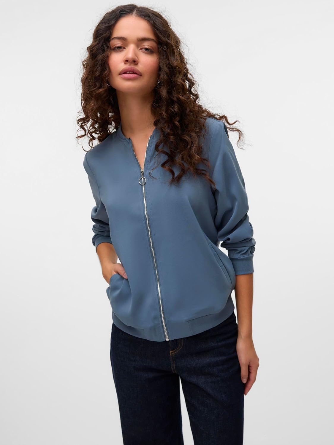 Thumbnail 4 de VERO MODA VMCOCO Leichte Jacke – Mantelersatz mit eng gestrickten Bündchen