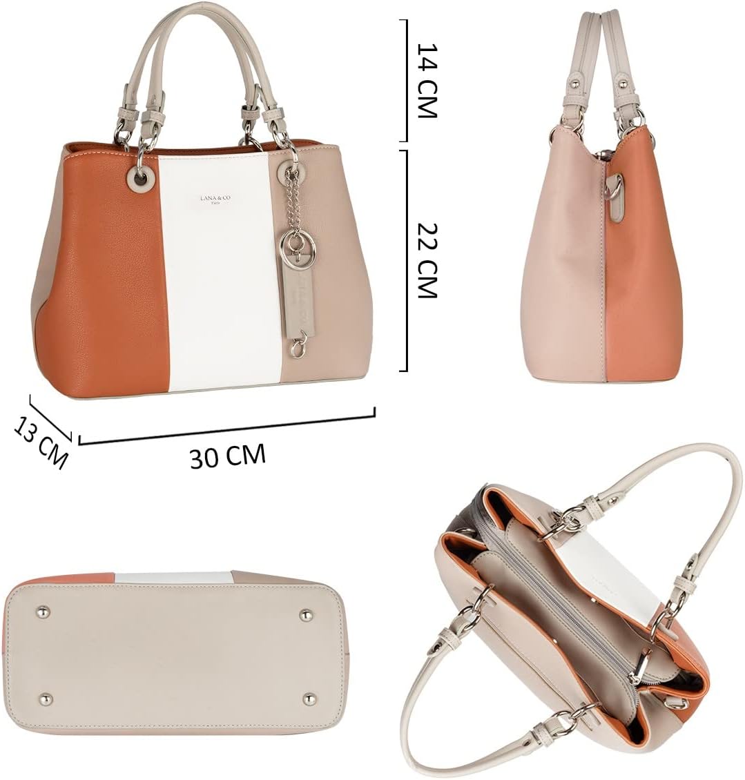 Thumbnail 5 de CRAZYCHIC Bolso de Mano Multicolor 30x22x13 cm