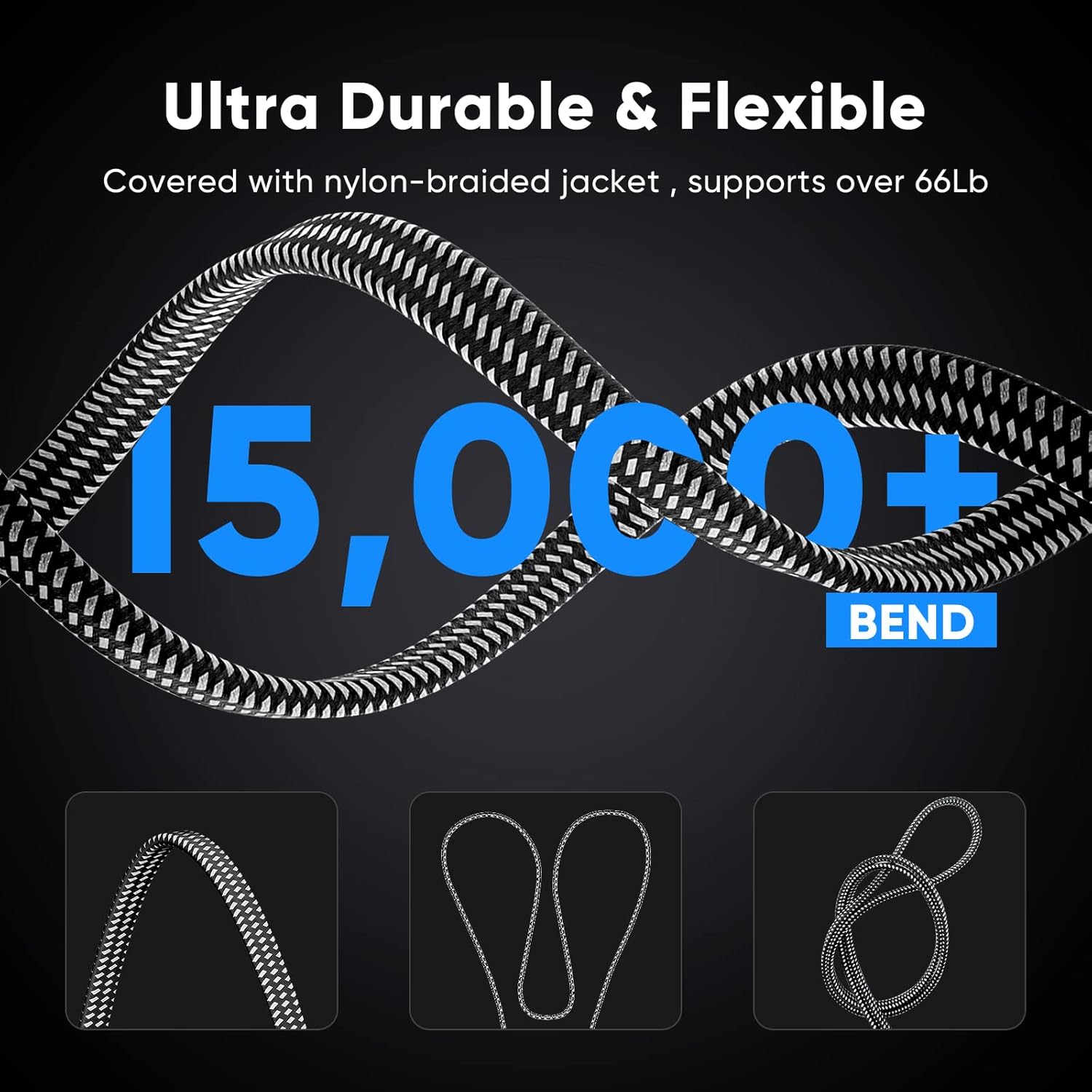 Thumbnail 3 de ARISKEEN Cat 8 Ethernet Cable 40M – High-Speed, Flat & Shielded (40Gbps, 2000MHz)