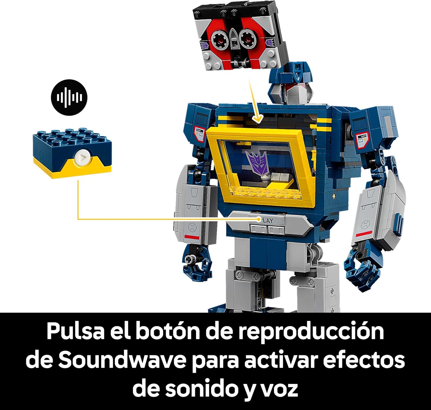 Detalle 2 de LEGO Icons 10358 Soundwave
