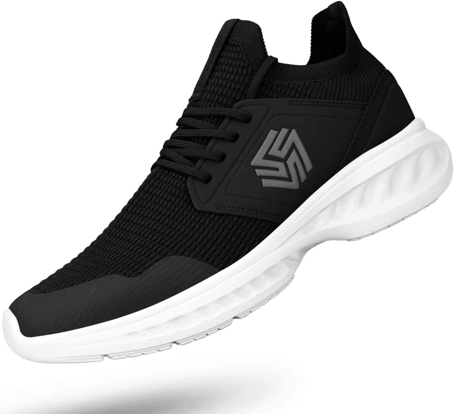 Detalle 1 de Giniros Mens Slip-On Walking Shoes Non-Slip Breathable Lightweight Sneakers