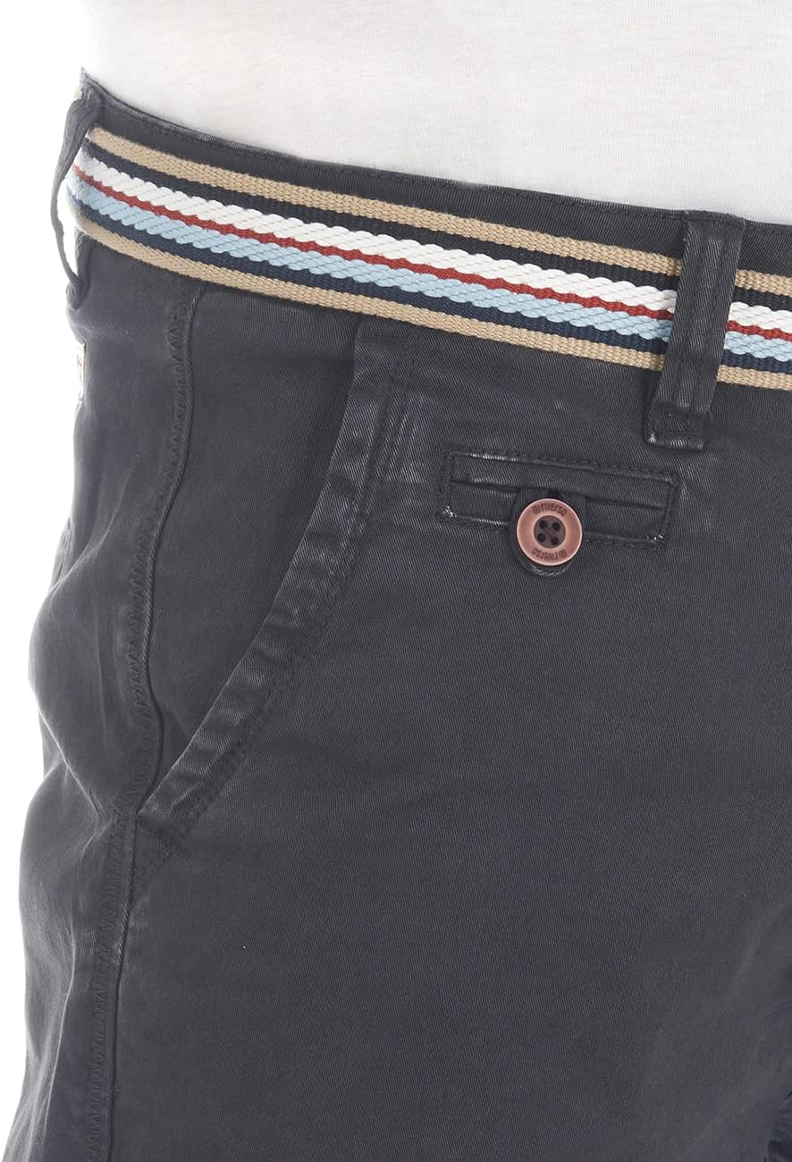Thumbnail 3 de riverso Kurze Hosen Herren Chino Shorts mit Gürtel – Regular Fit, knielang