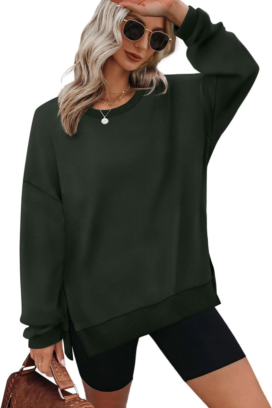 Thumbnail 6 de XIEERDUO Oversized Sweatshirt, Polyester-Spandex Blend