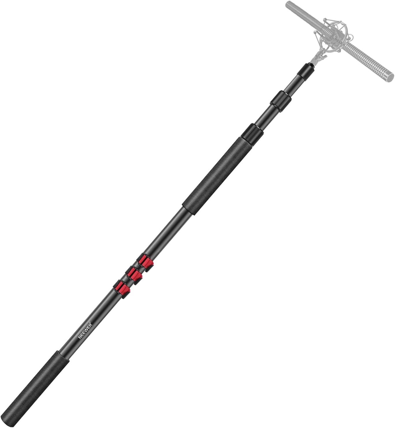 Detalle de NEEWER NW-7000 手持ち式マイクブームアーム 0.94~2.5m・3段伸縮