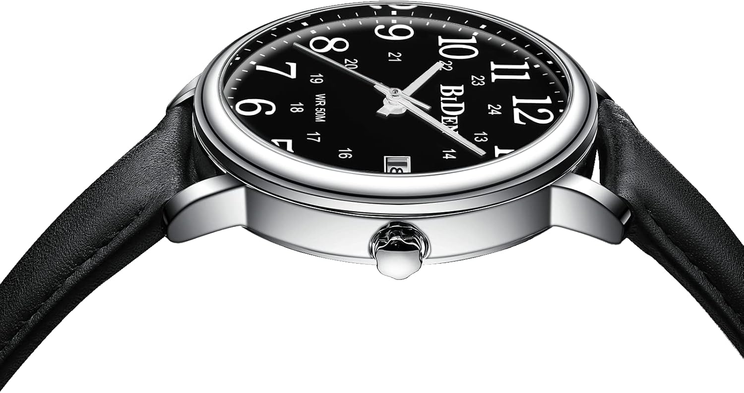 Thumbnail 4 de HANPOSH Uhren Herren Analog Quarz 38 mm