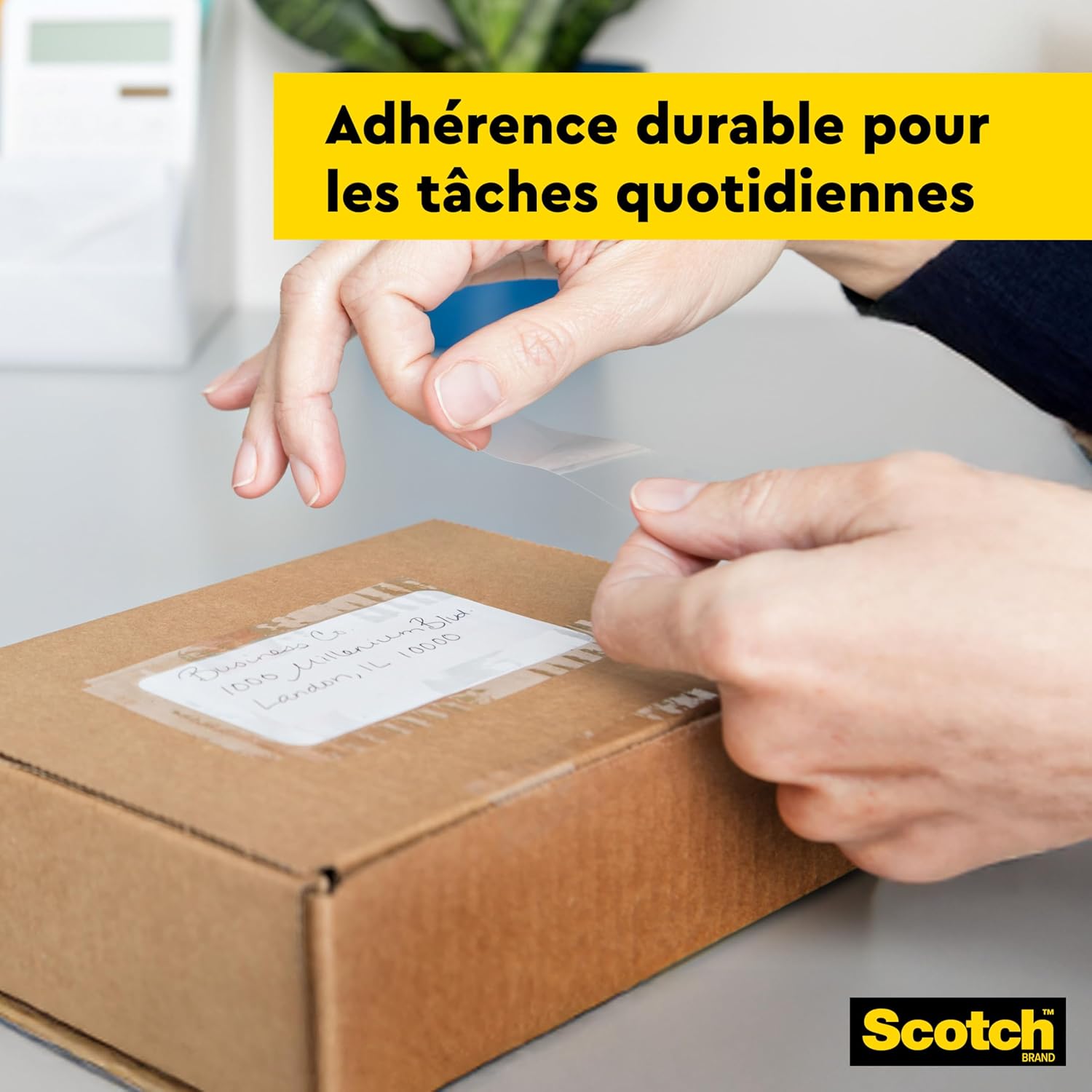 Thumbnail 2 de Scotch Ruban Adhésif Transparent - 8 Rouleaux (19 mm x 33 m) pour École, Maison et Bureau