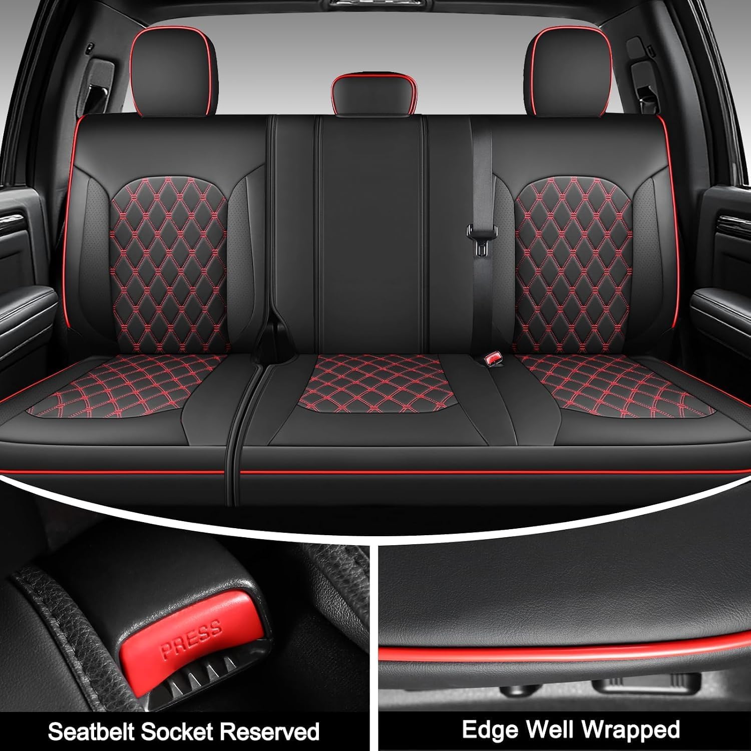 Detalle 2 de Umbrauto Truck Seat Covers in Nappa Leather