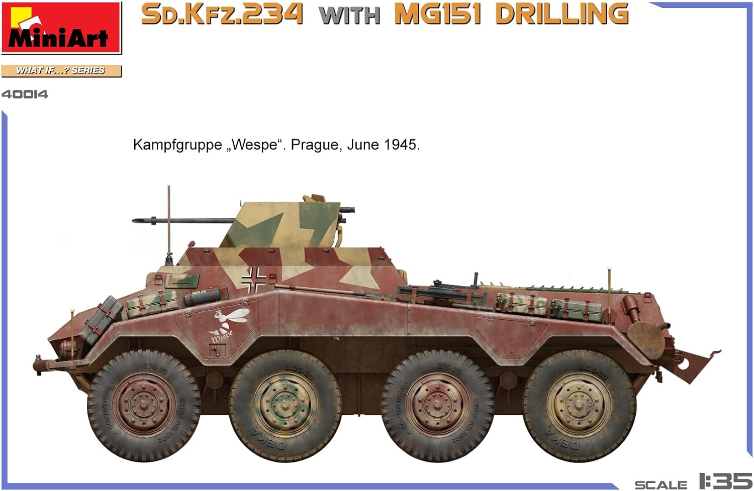 Thumbnail 2 de MiniArt 40014 Sd. Kfz. 234 1:35 – model plastikowy z MG151 Drilling