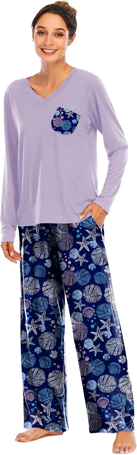 Thumbnail 1 de Floral women’s pyjamas set, long sleeve