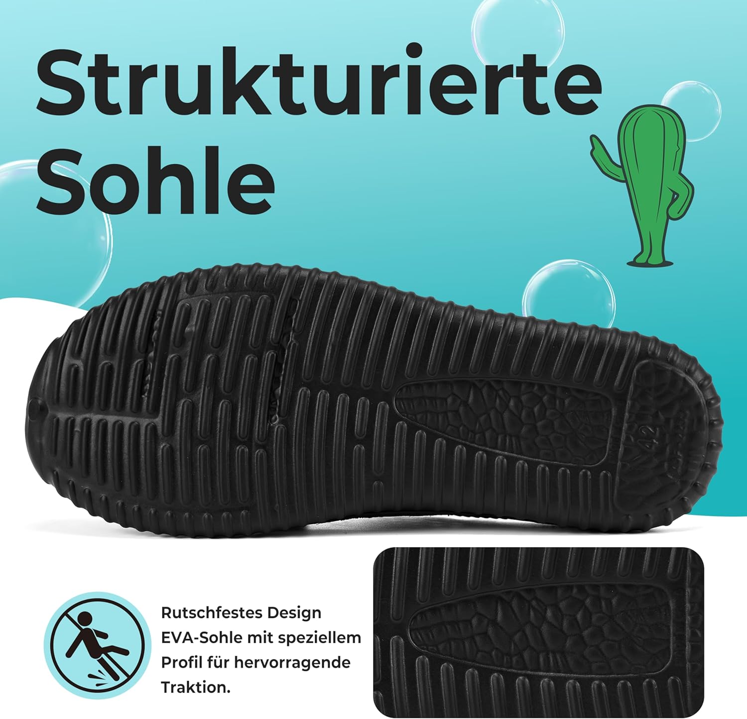 Thumbnail 5 de SAGUARO Clogs Hausschuhe – atmungsaktiv, EVA, rutschfeste Sohle, Gr. 36–45