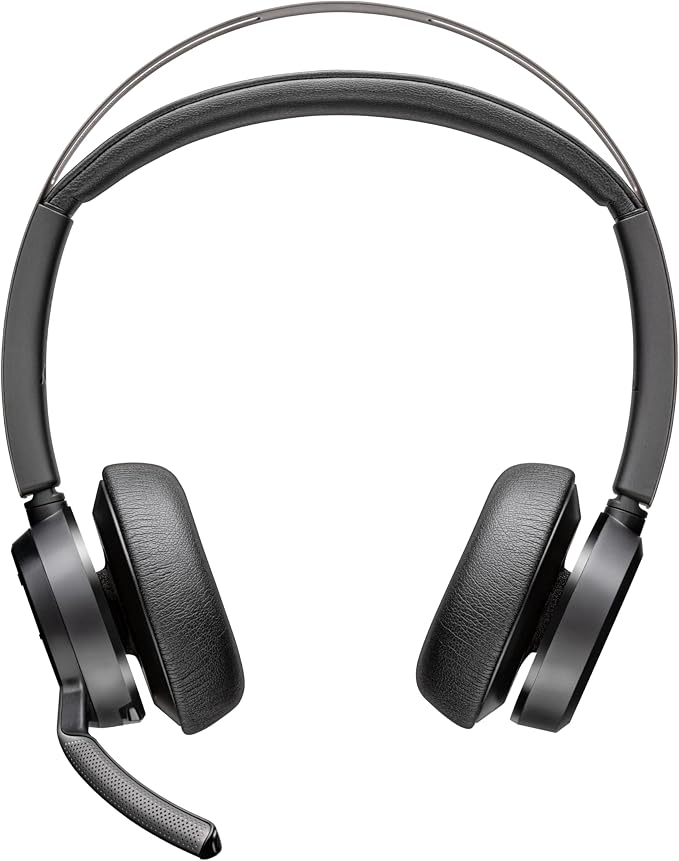 Detalle de Poly Voyager Focus 2 🎧 Auriculares inalámbricos con micrófono y carga