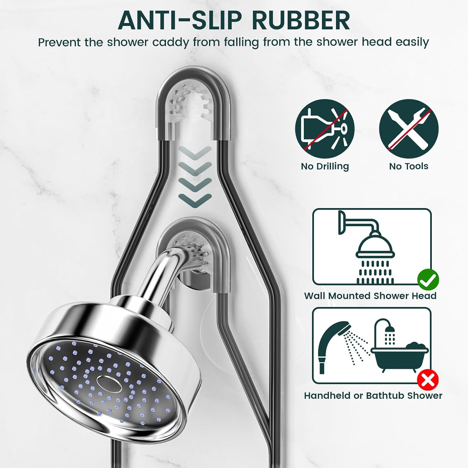 Detalle 2 de REINHARDT Shower Caddy, Extra Long