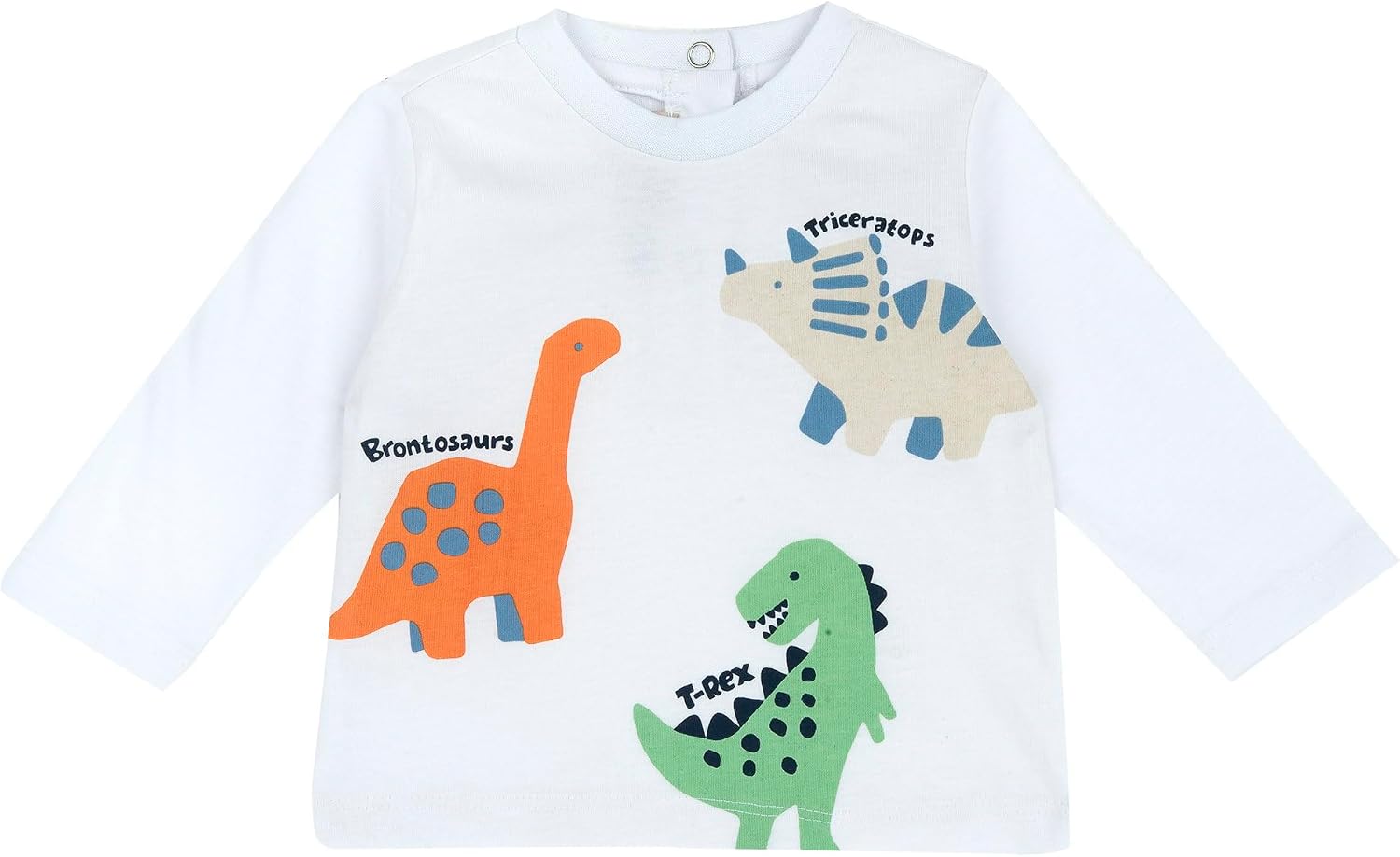 Detalle de Chicco Maglietta Bambino a Maniche Lunghe in Morbido Cotone – Disegnata in Italia