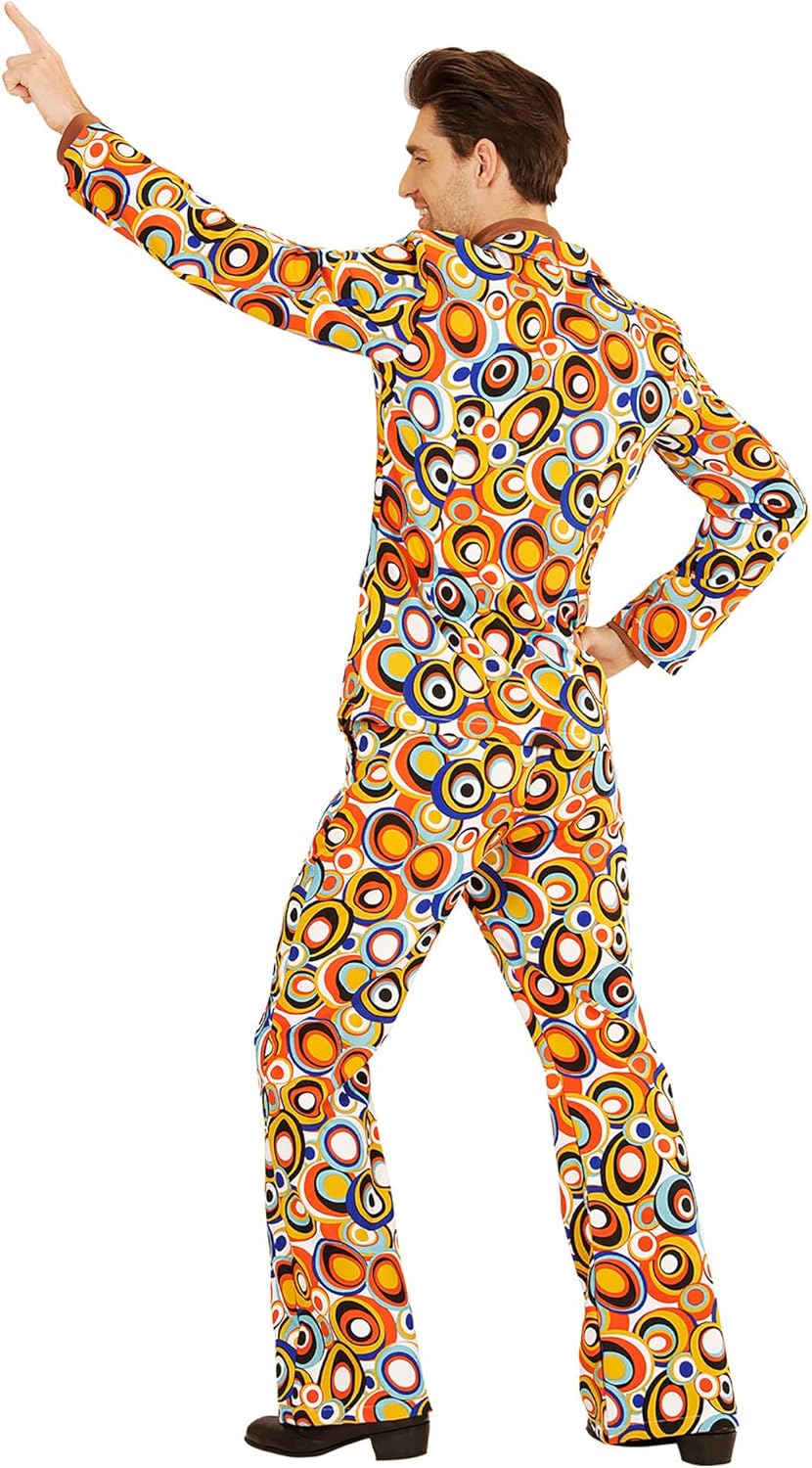 Thumbnail 3 de W WIDMANN MILANO Party Fashion 70er-Jahre-Kostüm-Set (Jackett & Hose) im Bubble-Muster, Größe S