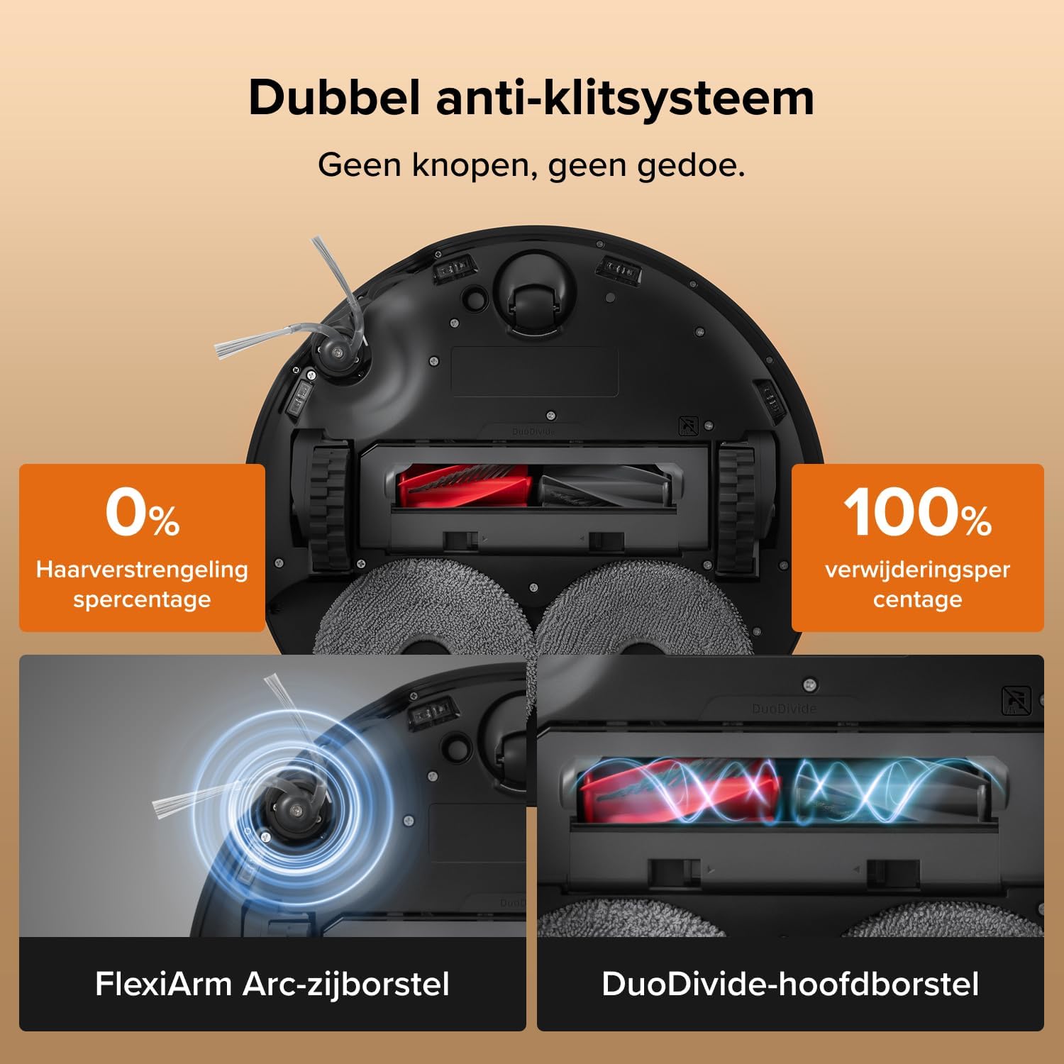 Thumbnail 6 de roborock Qrevo Edge 2 Set robotstofzuiger, 25.000 Pa en ultraslank ontwerp