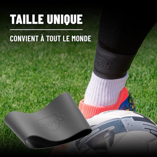 Detalle 2 de SoPro Maintien Protege Tibia de Football – Bande de maintien pour chaussettes
