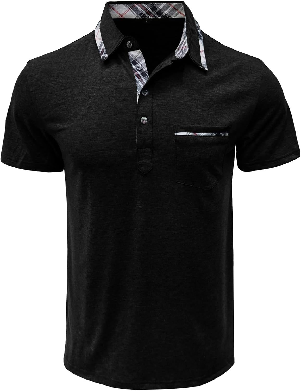 Thumbnail 1 de Comilaka Poloshirt Herren Kurzarm Getäfelt Klarer Stil mit Fronttasche – Feines Polo-Klassik-Design