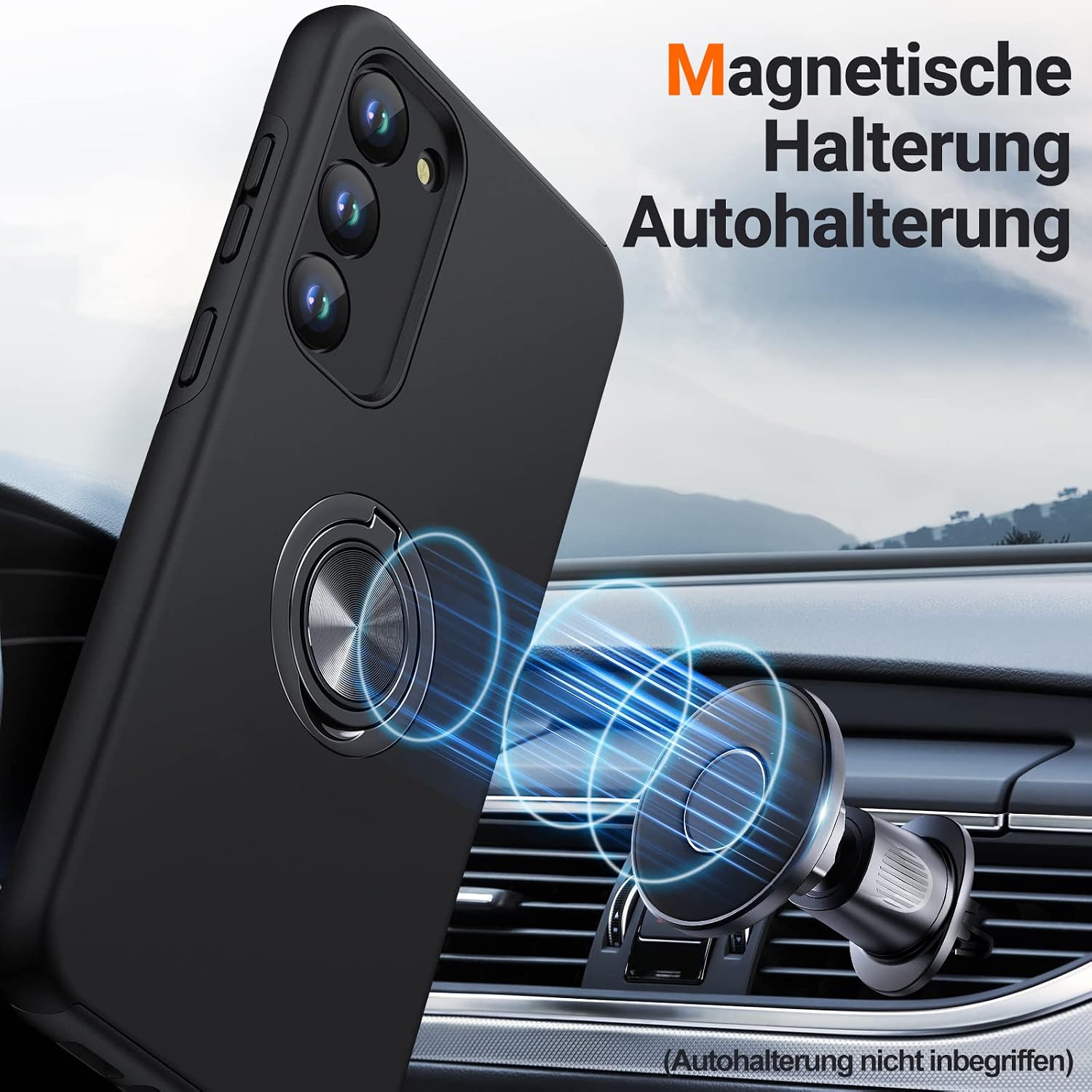 Thumbnail 4 de KOVASIA Galaxy S23 Hülle mit 360° Ständer