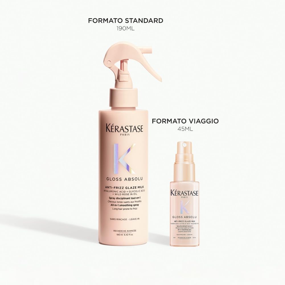 Detalle 2 de Kérastase Gloss Absolu Spray Multi-Beneficio per Capelli Crespi 45 ml – Mini