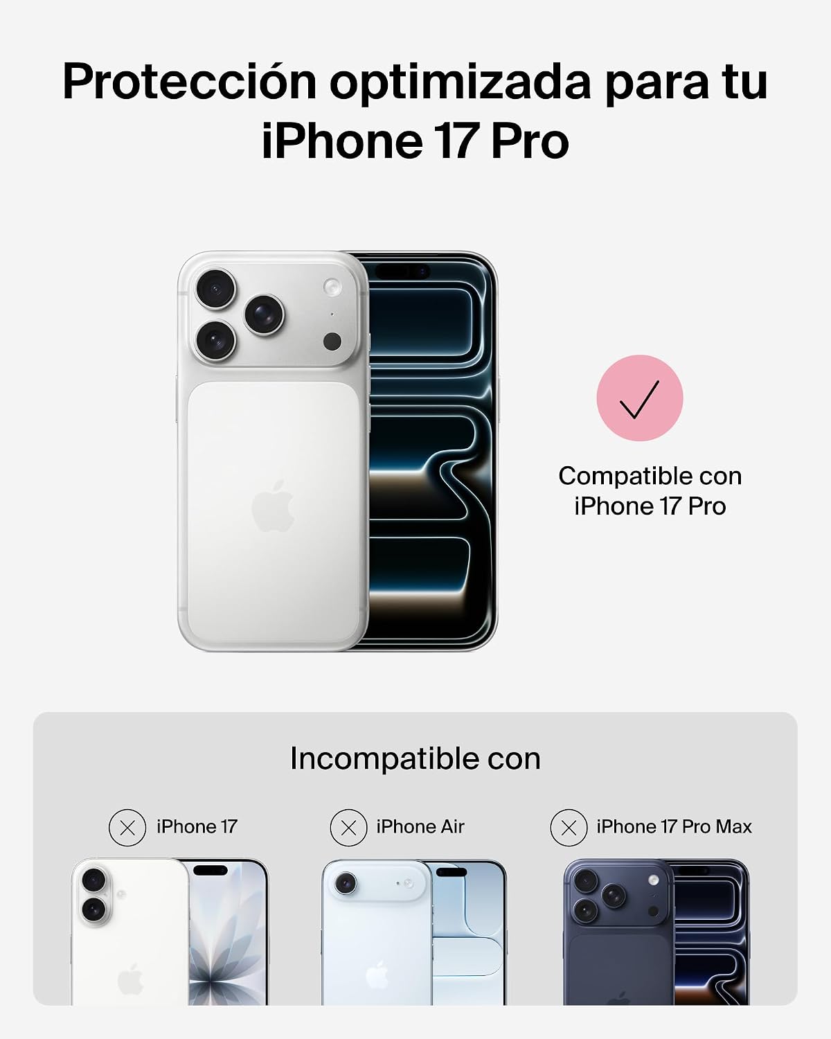 Detalle 2 de Belkin SheerForce Protect para iPhone 17 Pro MAX