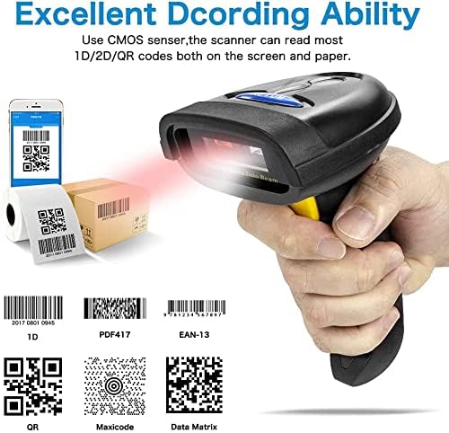 Thumbnail 1 de NETUM NT-1228BL 2D Barcode Scanner with Bluetooth, 2.4G Wireless and USB