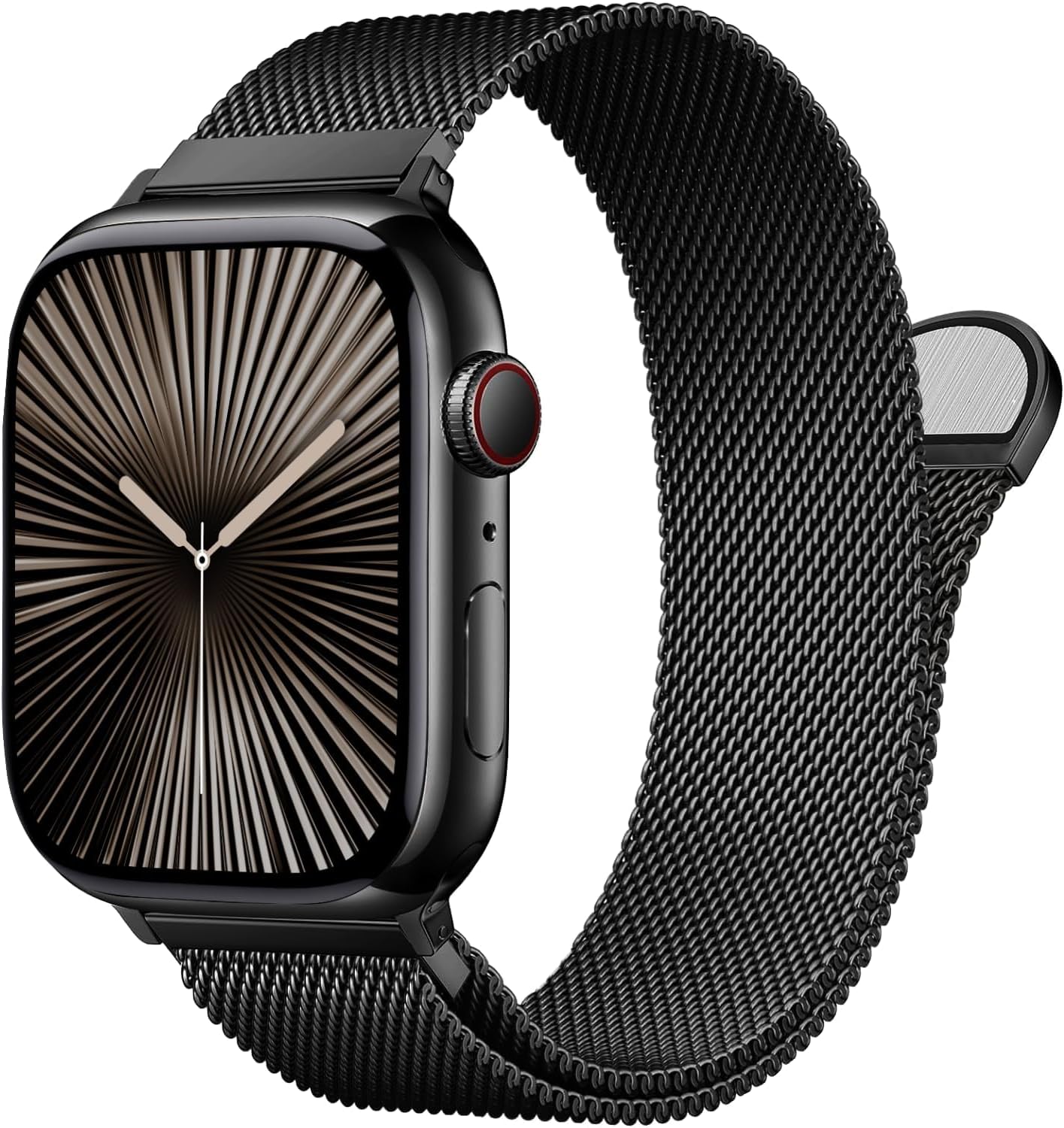 Detalle de ORRLBB Magnetic Clasp Metal Strap for Apple Watch (Series 1–11, Ultra SE), 38–49mm