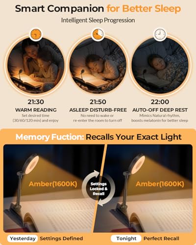 Thumbnail 5 de EastPin Book Light Clip On Reading Light with 18 LEDs