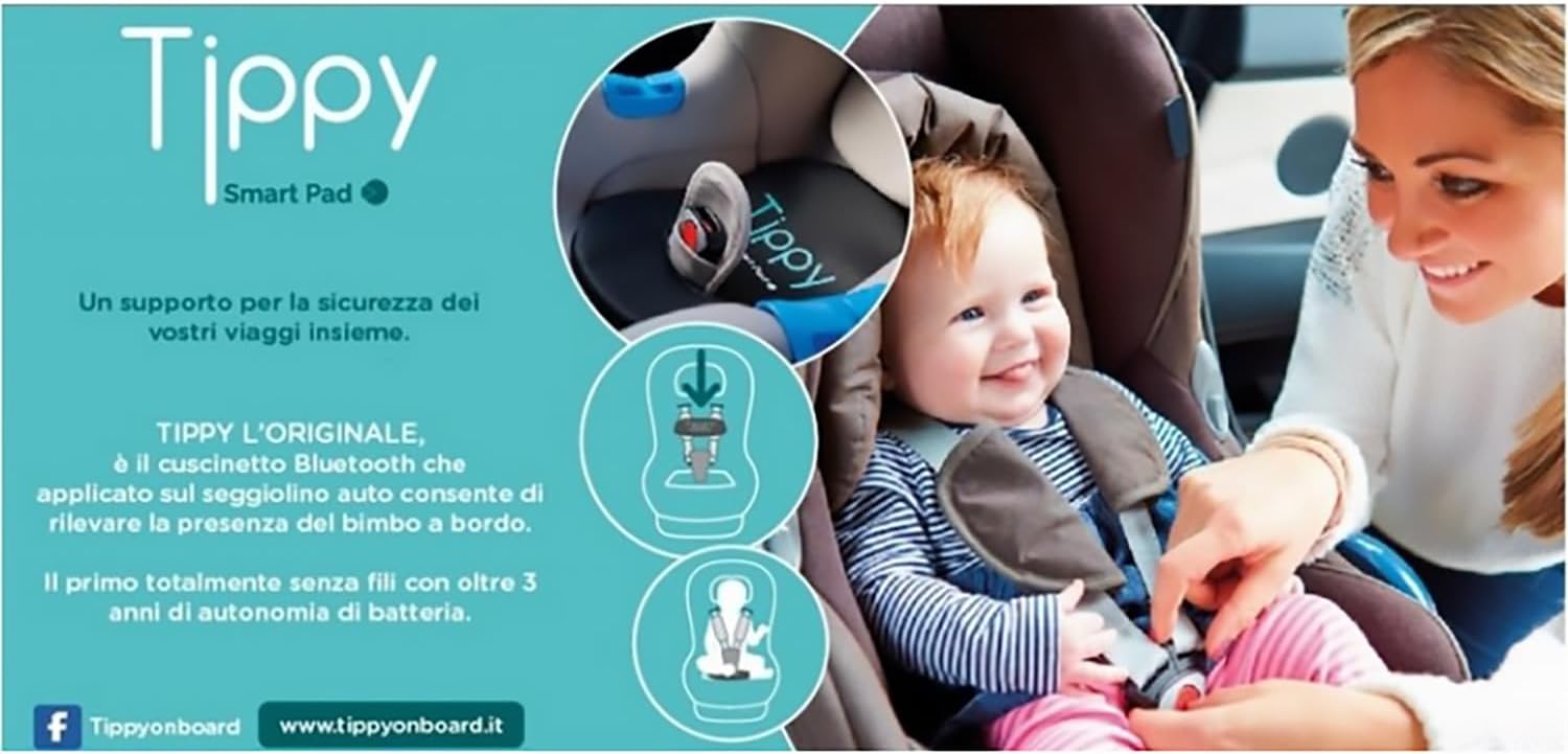 Thumbnail 3 de TIPPY PAD by Digicom — Dispositivo anti abbandono multicolore per seggiolini auto