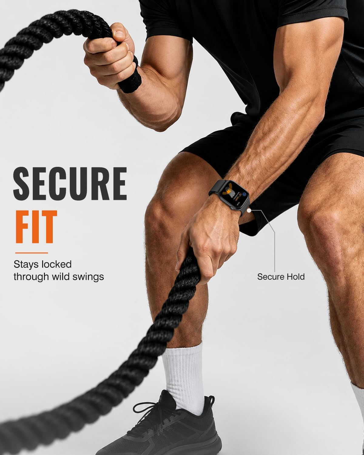 Thumbnail 3 de TreasureMax Magnetic Silicone Sport Band for Apple Watch: Universal 38–49mm, All-Day Comfort