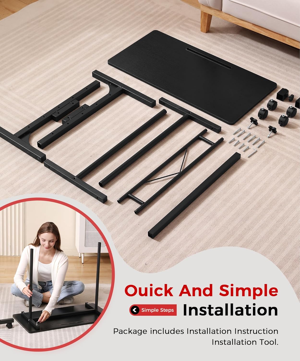 Thumbnail 6 de Adjustable height standing desk 70-110 cm
