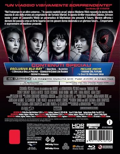 Detalle 2 de Madame Web - 4K Steelbook (Bd 4K + Bd Hd) di Eagle Pictures