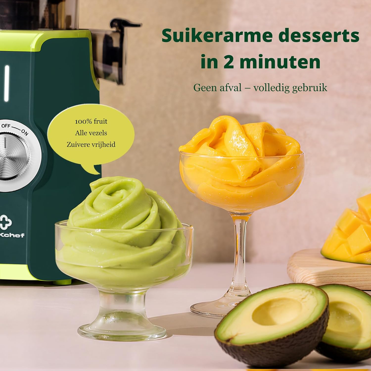 Detalle de LINKChef Slow juicer sapcentrifuge, 200 W, 1,2 liter, BPA-vrij