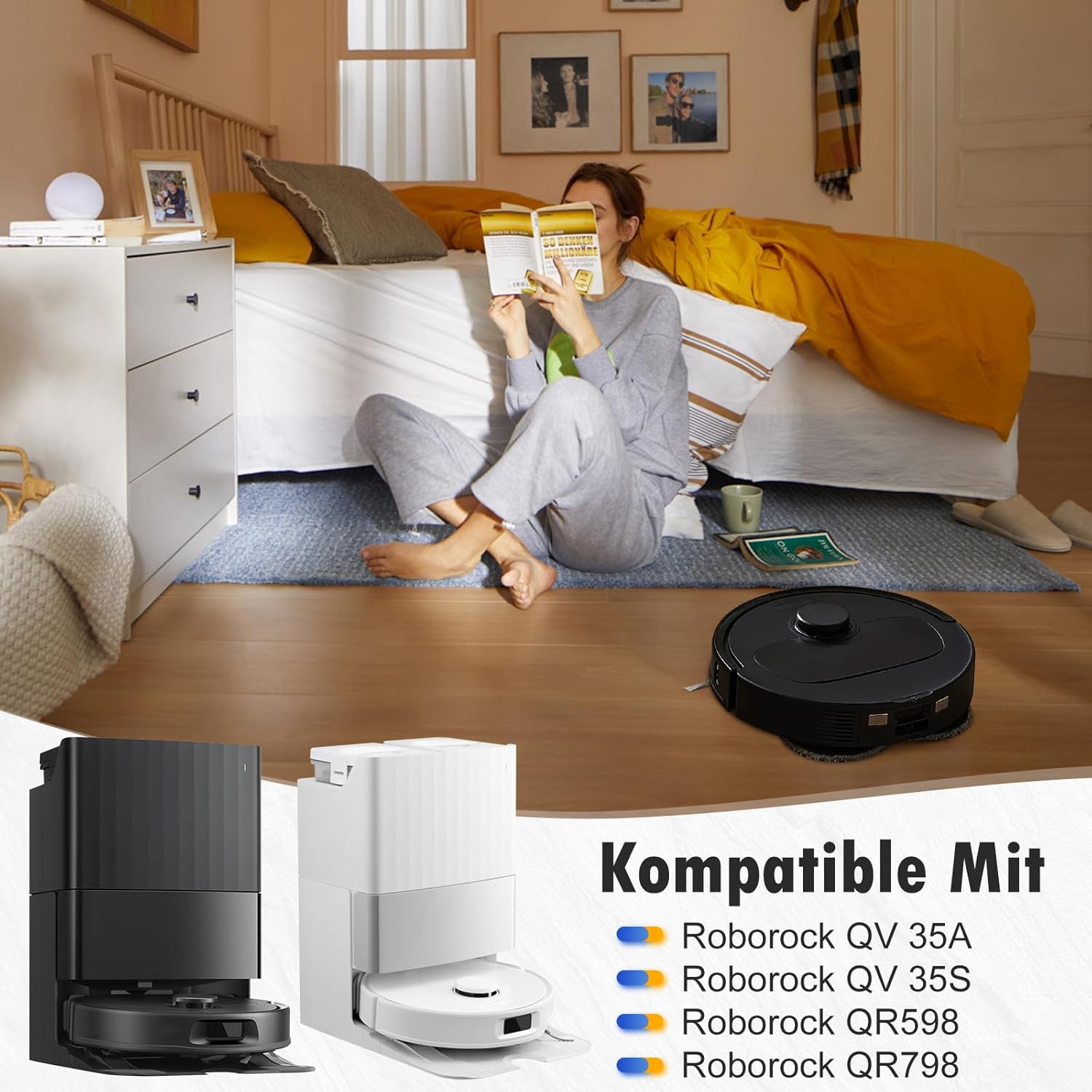 Detalle 2 de Alloytool Roborock QV Zubehör 26 Stück 🧹