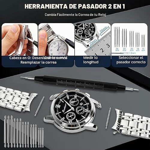 Thumbnail 5 de Kit Herramientas relojero Yeecka: todo en uno para mantenimiento de relojes